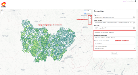 25 mai 2023 - Démonstration "Télécharger des données sur son territoire..."